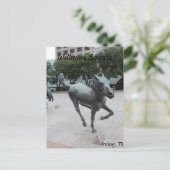 Mustangs van Las Colinas # 11 Briefkaart (Staand voorkant)