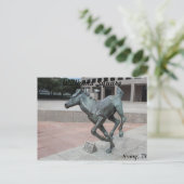 Mustangs van Las Colinas # 13 Briefkaart (Staand voorkant)