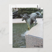 Mustangs van Las Colinas # 18 Briefkaart (Voorkant / Achterkant)