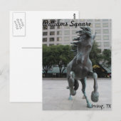 Mustangs van Las Colinas # 25 Briefkaart (Voorkant / Achterkant)