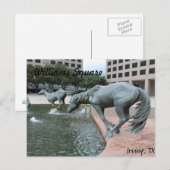 Mustangs van Las Colinas # 28 Briefkaart (Voorkant / Achterkant)