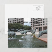 Mustangs van Las Colinas # 3 Briefkaart (Voorkant / Achterkant)