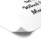 Mustangshirtfront, Wat gebeurt er bij Mustang? Poster (Hoek)