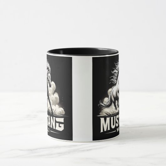 MustangWild Cremello Cup Mok (Midden)