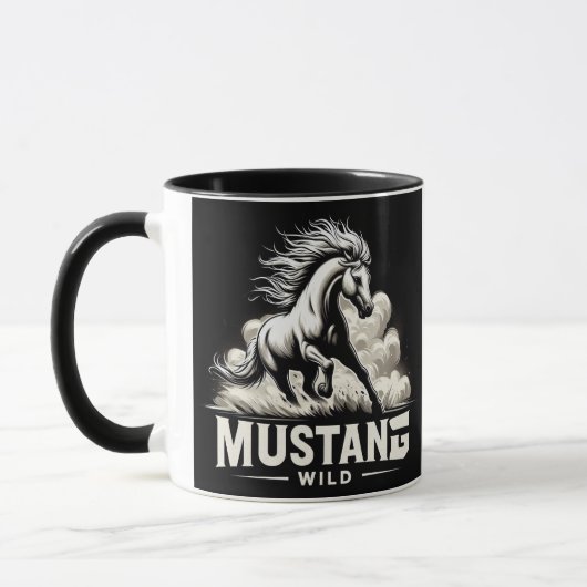 MustangWild Cremello Cup Mok (Links)