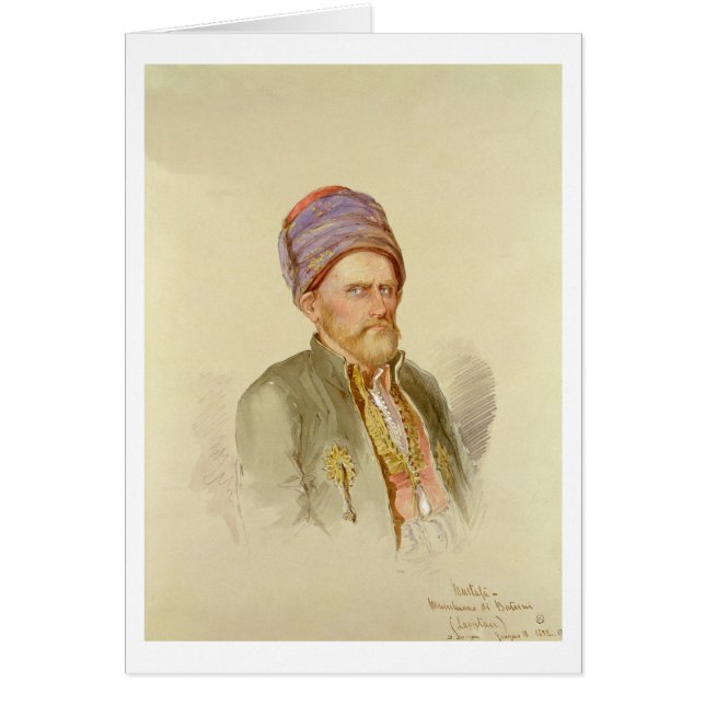 Mustapha - Moslem uit Batum, c.1852 (Voorkant)