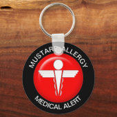 Mustard Allergy Sleutelhanger (Voorkant)
