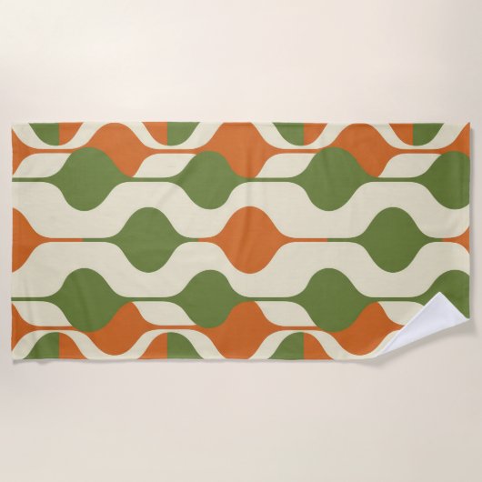 Mustard Bloom Strandlaken (Voorkant)