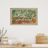 Mustard, Cloves, Cinnamon Spices Advertisement Poster (Keuken)