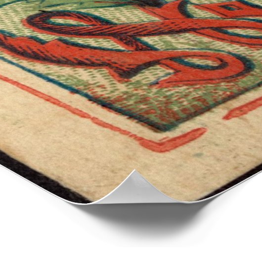 Mustard, Cloves, Cinnamon Spices Advertisement Poster (Hoek)