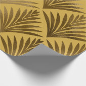 Mustard en Gold Art Deco 16-01 Cadeaupapier (Hoek)