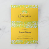 Mustard Gold Elegant Quinceanera Viering (Binnen)