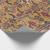 Mustard Khyrdagyd 19e eeuw kleurrijk Donkerrood Cadeaupapier (Hoek)