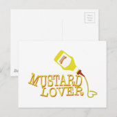 Mustard Lover Briefkaart (Voorkant / Achterkant)