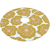 Mustard Mustard van het moderne flessenpatroon Kerstboom Rok (Gekanteld)