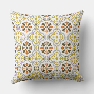 Mustard Orange Alhambra Throw Pillow Kussen