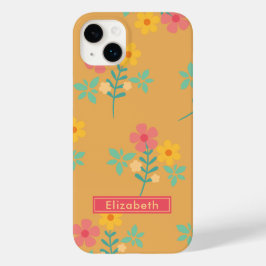 Mustard Retro Daisy Bouquet Case-Mate iPhone 14 Plus Hoesje