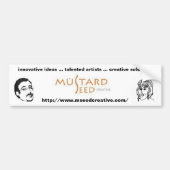 Mustard Seed Creative Bumpersticker (Voorkant)