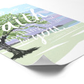 Mustard Seed Faith Matthew 17:20 Bijbelversie Poster (Hoek)