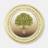 Mustard Seed gift Baptism Faith Kitchen Accessorie Magneet (Voorkant)