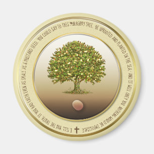 Mustard Seed gift Baptism Faith Kitchen Accessorie Magneet