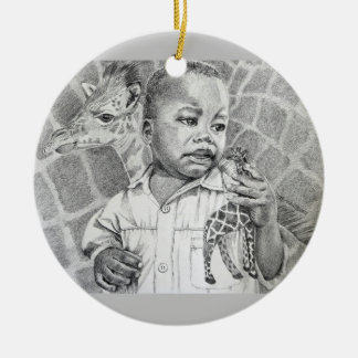 MUSTARD SEEDS GROW-ORNAMENT DESIGN BY KATHY MORROW KERAMISCH ORNAMENT