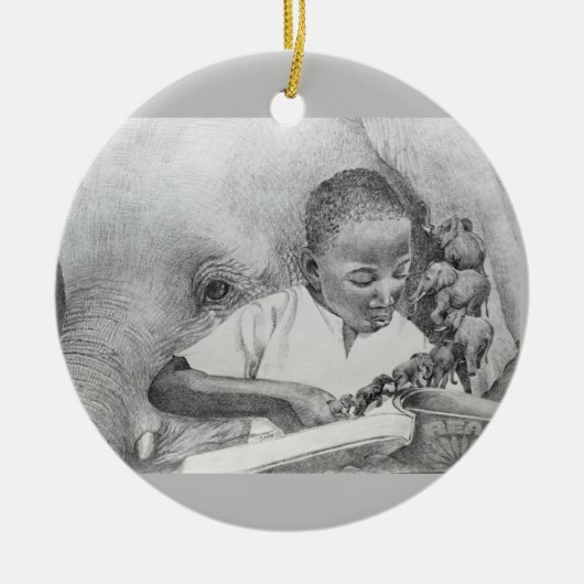 MUSTARD SEEDS GROW-ORNAMENT DESIGN BY KATHY MORROW KERAMISCH ORNAMENT (Voorkant)