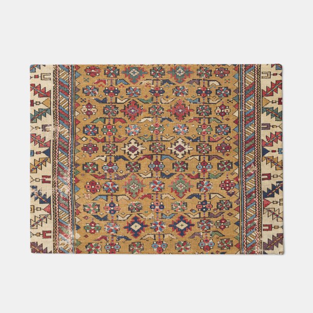 Mustard Southwestern Colorful  Deurmat (Voorkant)