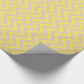 Mustard Spice Moods Chevrons Cadeaupapier (Hoek)