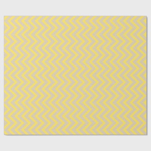 Mustard Spice Moods Chevrons Cadeaupapier (Vlak)