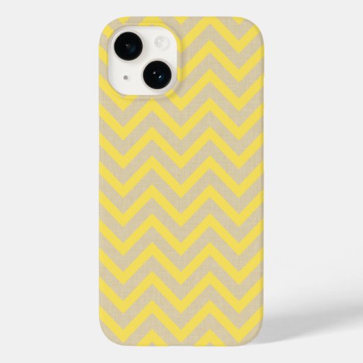 Mustard Spice Moods Chevrons Case-Mate iPhone Case (Achterkant)