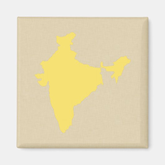 Mustard Spice Moods India Magneet (Voorkant)