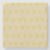 Mustard Spice Moods Palm Stenen Onderzetter (Voorkant)