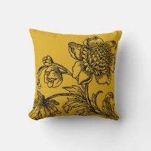 Mustard Yellow Botanical | Bloemen in Bloom
