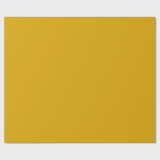 Mustard Yellow Cadeaupapier (Vlak)