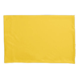 Mustard Yellow & Cadmium Oranje Kussensloop