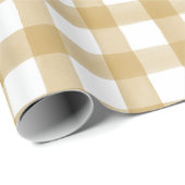 Mustard Yellow English country check Pset Gift Cadeaupapier (Rol Hoek)