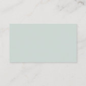 Mustard Yellow Floral Sage Green Wedding Registry Informatiekaartje (Achterkant)