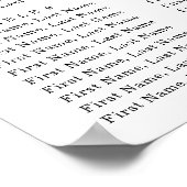 Mustard Yellow Floral Sage Wedding Seding Chart Poster (Hoek)