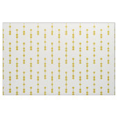 Mustard Yellow Geometric Stippen Pattern Stof (Fat Quarter)