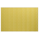 Mustard Yellow Geometric Stippen Pattern Stof (Yard (91,4 cm))