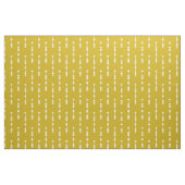 Mustard Yellow Geometric Stippen Pattern Stof (Fat Quarter)