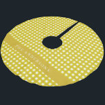 Mustard Yellow Gingham Pset gepersonaliseerd Kerstboom Rok<br><div class="desc">Voeg een persoonlijk tintje toe aan uw vakantiedecor met deze mosterdgele gingham plaid geborstelde polyesterboomrok, gepersonaliseerd met uw familienaam. Het retro-geïnspireerde ontwerp, met een gezellig plaid patroon, brengt warmte en charme aan uw kerstboom. Gemaakt van geborsteld polyester, deze boomrok is zowel stijlvol als duurzaam, perfect voor het toevoegen van een...</div>