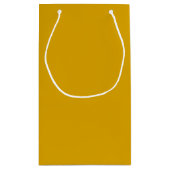 Mustard Yellow Klein Cadeauzakje (Achterkant)