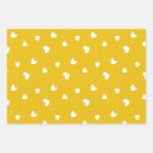 Mustard Yellow Modern Trendy Inpakpapier Vel (Voorkant 3)