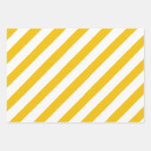 Mustard Yellow Modern Trendy Inpakpapier Vel (Voorkant)