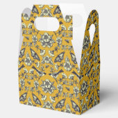 Mustard Yellow & Navy Birds, Butterflies & Flowers Bedankdoosjes (Geopend)