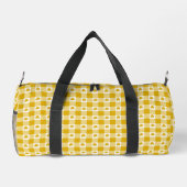Mustard Yellow Plaid Shamrock Clover Customizable  Plunjezak (Achterkant)
