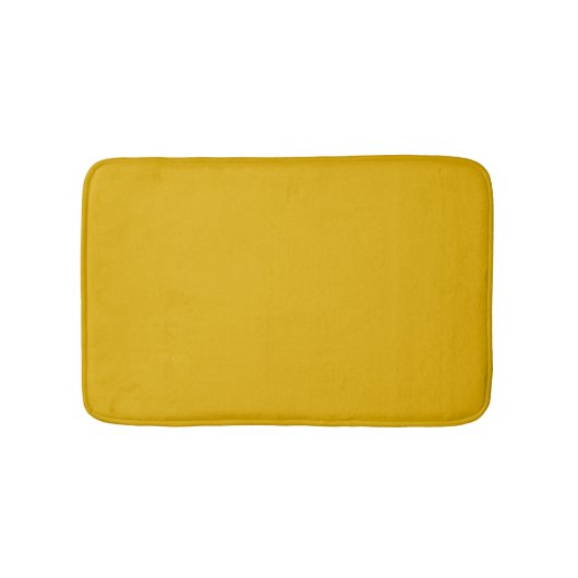 Mustard Yellow Solid Color Badmat (Voorkant)