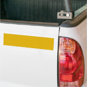 Mustard Yellow Solid Color Bumpersticker (Op Truck)